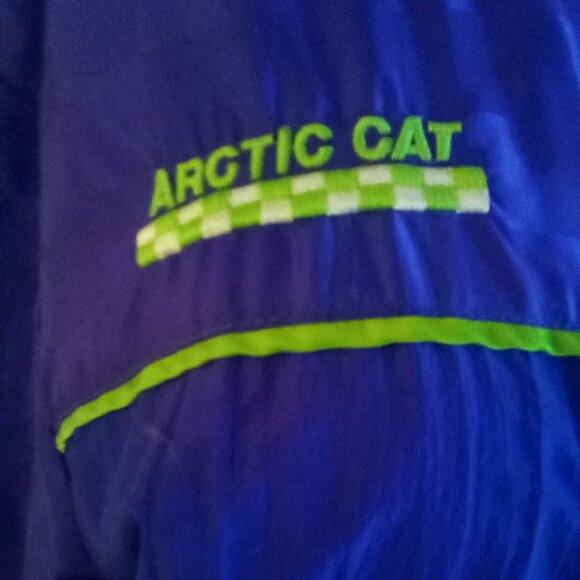 Vintage Arctic Cat  Team Mens 2 in 1Jacket  Chest 54" ( Doubled) Length 28" - Picture 7 of 16